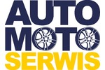 Logotyp targów: Podkarpackie Targi Motoryzacyjne Auto Moto Salon i Auto Moto Serwis.