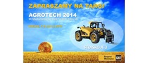 Logotyp targów: XX Międzynarodowe Targi Techniki Rolniczej AGROTECH