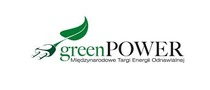 Logotyp targów: GREENPOWER Międzynarodowe Targi Energii Odnawialnej