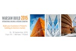 Logotyp targów: Warsaw Build 2015 - Międzynarodowe Targi Budowlane i Wnętrzarskie