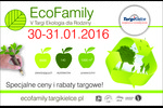 Logotyp targów: EcoFamily 2016 - Targi Ekologia dla Rodziny