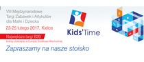Logotyp targów: KIDS' TIME 2017 - Międzynarodowe Targi Zabawek i Artykułów dla Matki i Dziecka