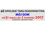 Logotyp targów: MÓJ DOM 2017 - Opolskie Targi Budownictwa 