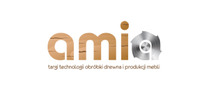 Logotyp targów: Targi technologii obróbki drewna i produkcji mebli AMIA 