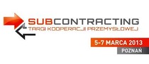 Logotyp targów: Subcontracting 2013 - Targi Kooperacji Przemysłowej 