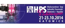 Logotyp targów: HPS 2014 – 10. Jubileuszowe Międzynarodowe Targi Hydrauliki, Pneumatyki, Sterowania i Napędów