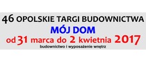 Logotyp targów: MÓJ DOM 2017 - Opolskie Targi Budownictwa 