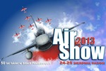 Logotyp targów: AIR SHOW 2013 - Międzynarodowe Pokazy Lotnicze i Wystawa Przemysłu Lotniczego