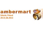 Logotyp targów: Międzynarodowe Targi Bursztynu AMBERMART 2013 